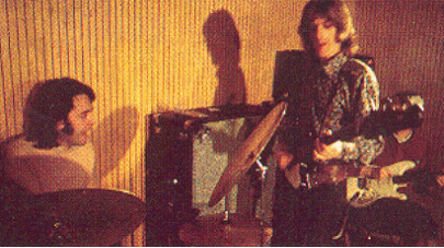 Jackie Lomax recording with Paul McCartney 1969